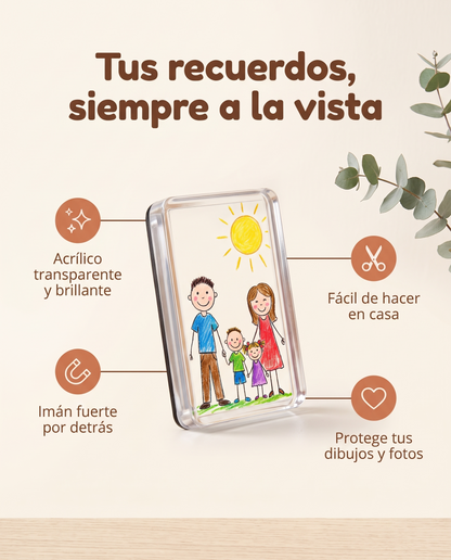Imanes de acrílico para tus recuerdos
